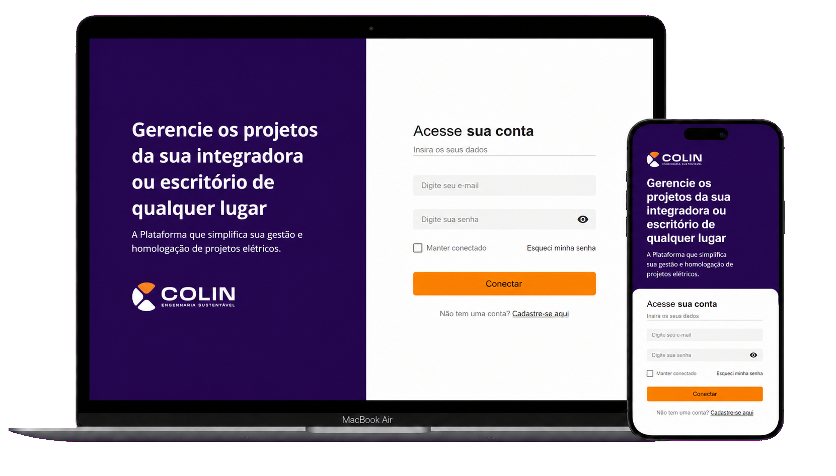 Tela de login do SIPE